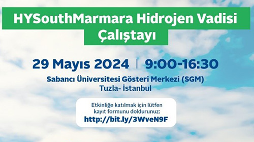 HYSouthMarmara Hidrojen Vadisi Çalıştayı 29 Mayıs 2024 (9:00 to 16:30)